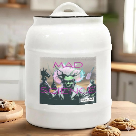 Gangsta Gorilla-Mad Science Ceramic Cookie Jars