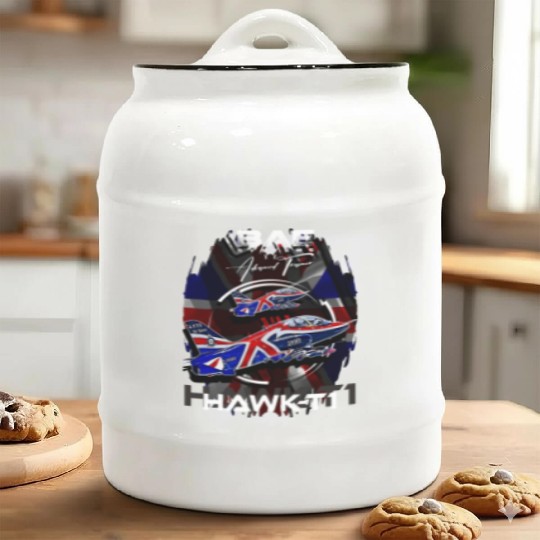 BAE Systems Hawk-T1 RAF advanced trainer aircraft Ceramic Cookie Jars