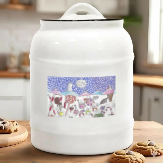 The Nutcracker Christmas Candy Land Ceramic Cookie Jars