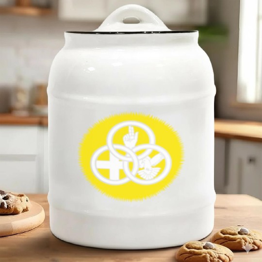 God Trinity Sunday Father Son Holy Spirit Ceramic Cookie Jars