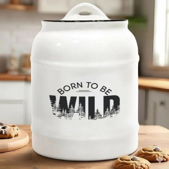 born to be wild Ceramic Cookie Jars