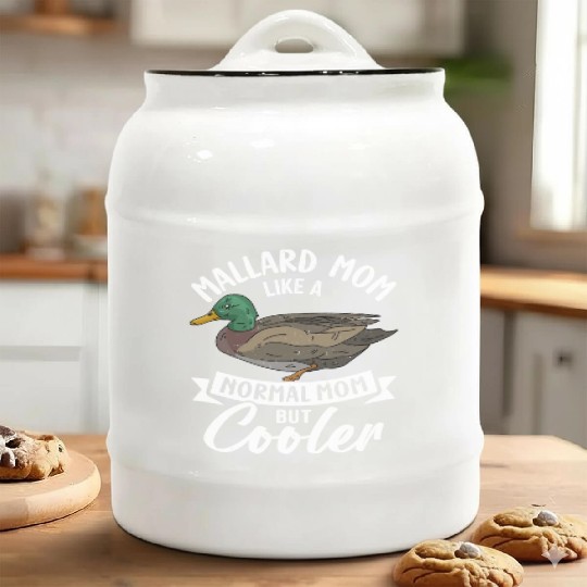Mallard Duck Ceramic Cookie Jars
