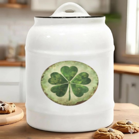 Vintage Clover Ceramic Cookie Jars