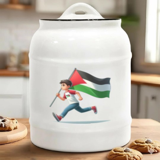 Free Palestine Ceramic Cookie Jars