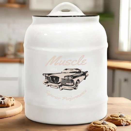 Muscle car superior performance Ceramic Cookie Jars