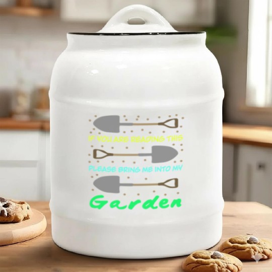 Gardening Garden Hobby Gardener Ceramic Cookie Jars