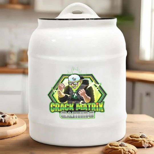 Crack Matrix Broly-Green Rage Quit Ceramic Cookie Jars