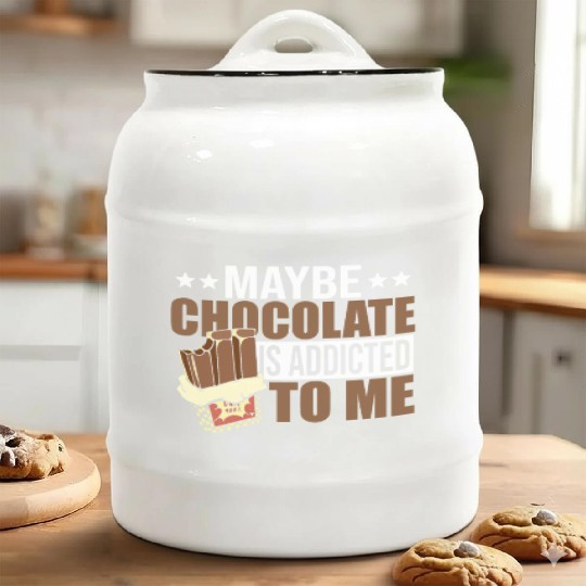 Sweet Candy Sweets Lover Chocoholic Chocolate Ceramic Cookie Jars