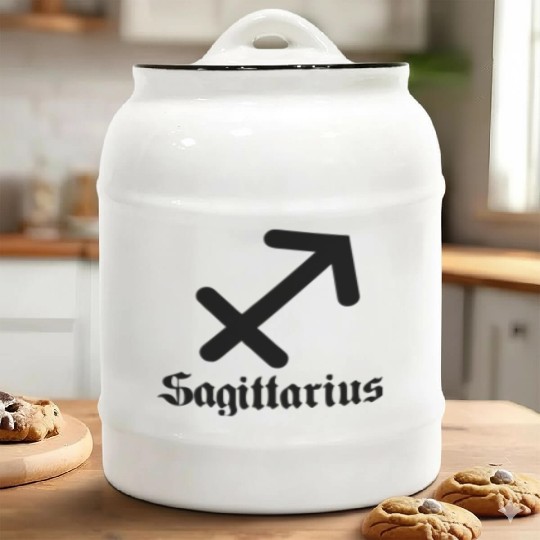 Sagittarius zodiac sign Ceramic Cookie Jars