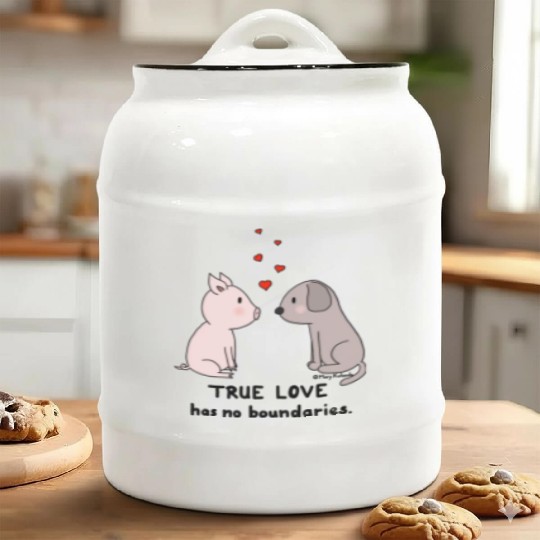 True Love has No Boundaries Ceramic Cookie Jars