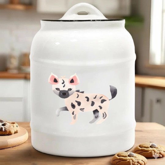 Hyena Ceramic Cookie Jars