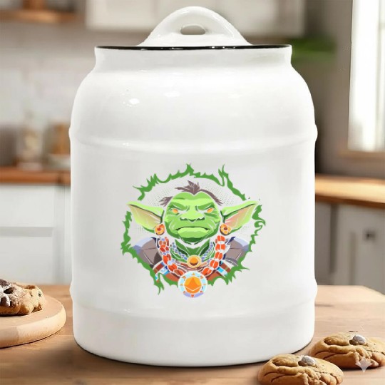 Green Goblin Ceramic Cookie Jars