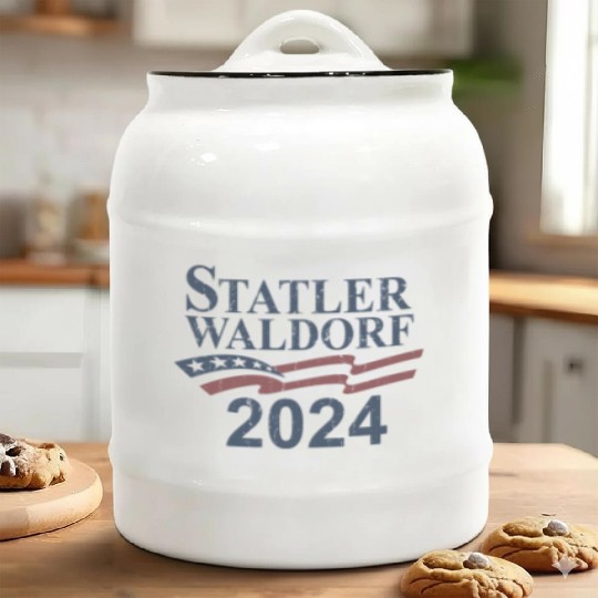 Statler and Waldorf Ceramic Cookie Jars