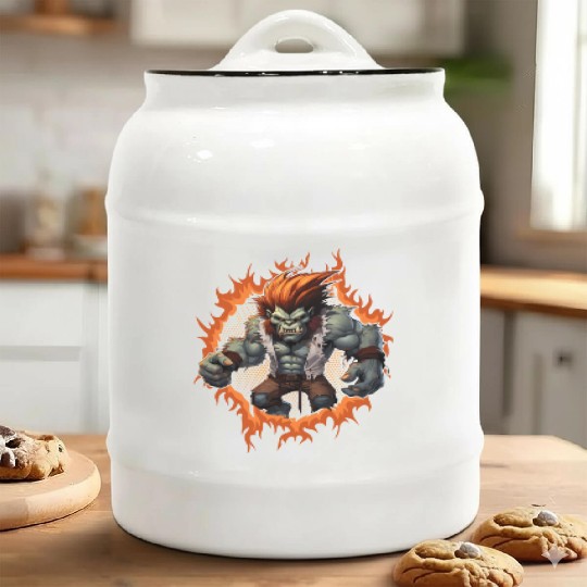 Zombie King Gorilla Ceramic Cookie Jars
