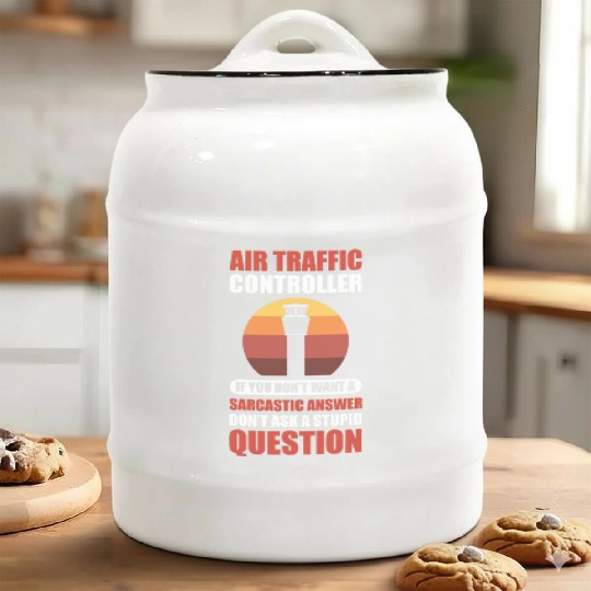 Aviation Air Traffic Pilots Air Traffic Ceramic Cookie Jars