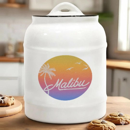 Malibu Ceramic Cookie Jars