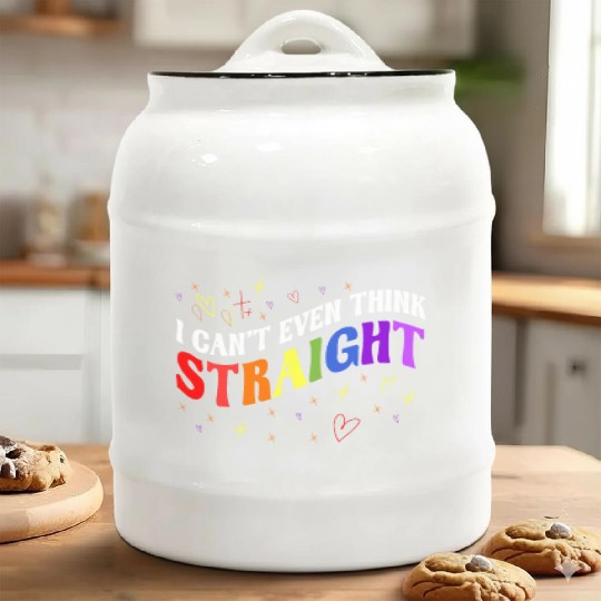 LGBTQ Rights Pride Month Queer Culture Love Ceramic Cookie Jars
