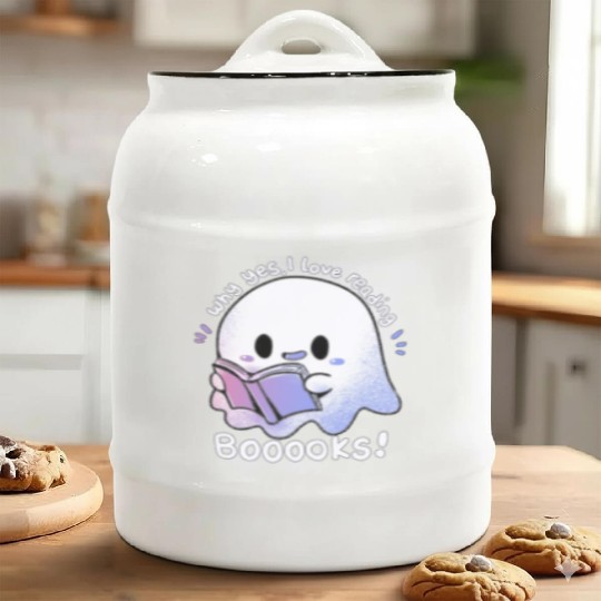 Why yes, I love reading booooks Ceramic Cookie Jars