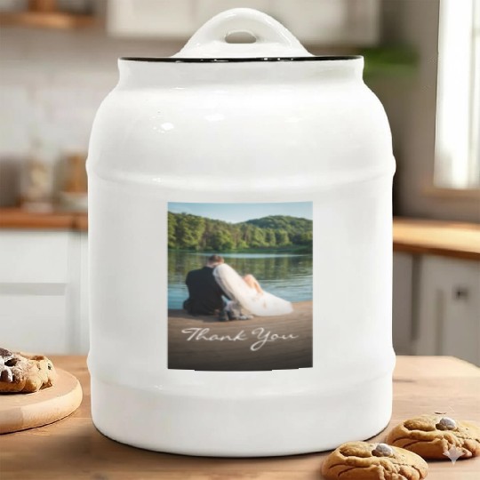 Amazing thank you look cool design for Ceramic Cookie Jars
