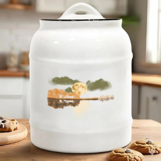 Guitars, Musician, Music Band, Guitarist, Artist, Ceramic Cookie Jars