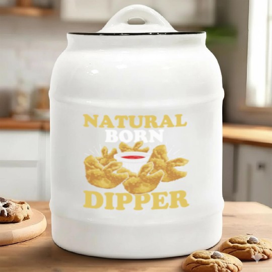 Natural Born DipperFunny Crab Rangoon Ceramic Cookie Jars