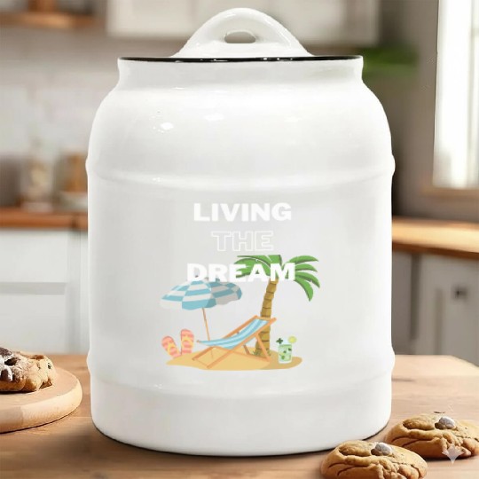 Living the Dream Ceramic Cookie Jars