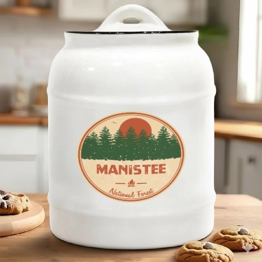 Manistee National Forest Ceramic Cookie Jars