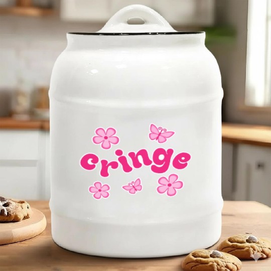Cringe Ceramic Cookie Jars