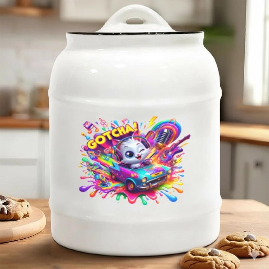 Galactic Vibes: Plosion of Splashes - GoTcha! Ceramic Cookie Jars