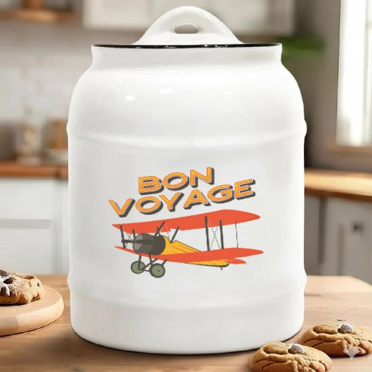 Bon Voyage Ceramic Cookie Jars