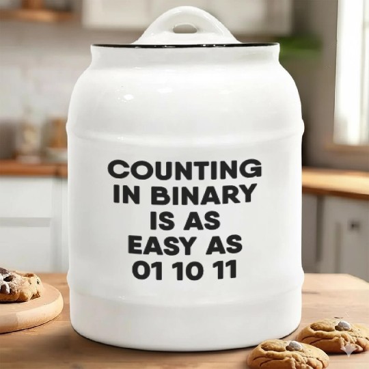 Computer Science Counting in Binary Ceramic Cookie Jars