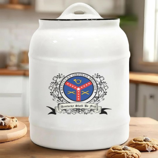 Orphan Brigade Kentucky US Civil War Ceramic Cookie Jars