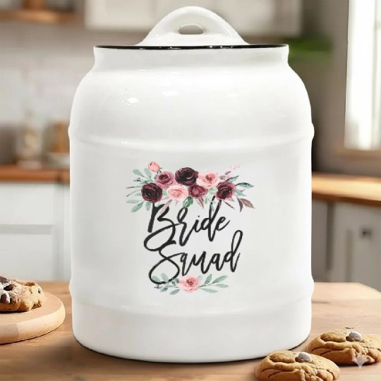 Womens Bridal Shower Gift for Bridesmaid Friend Ceramic Cookie Jars