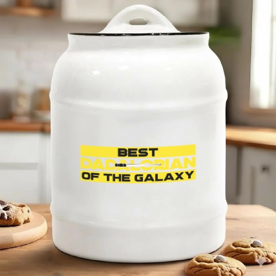 best dadalorian of the galaxy Ceramic Cookie Jars
