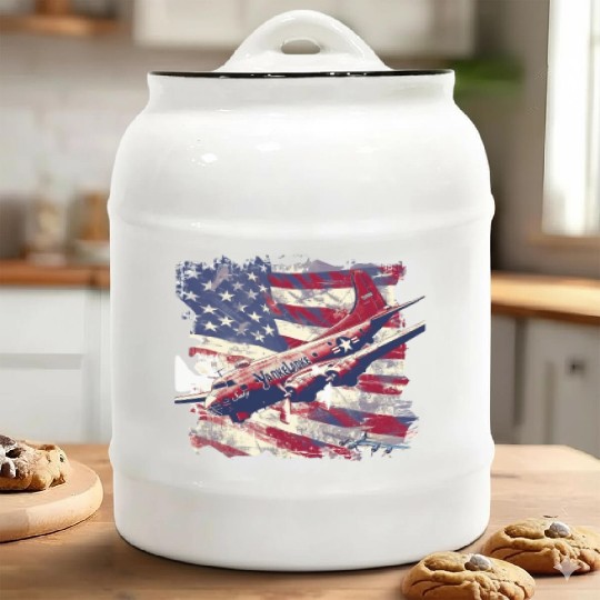 yankee, lady, world war 2 Ceramic Cookie Jars