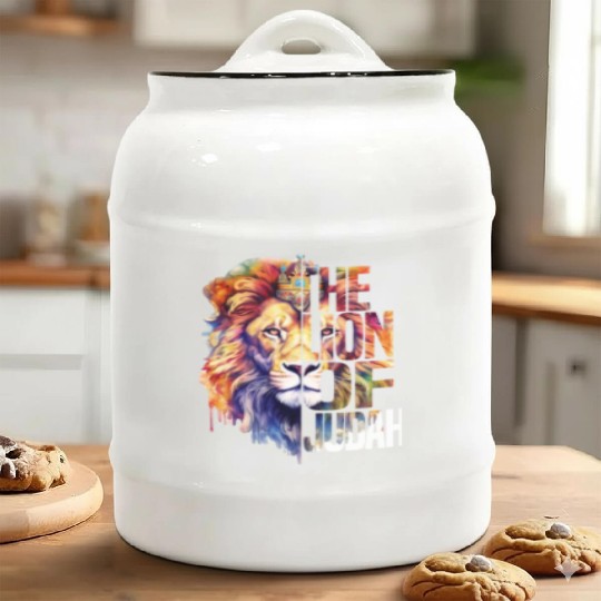 Lion of Judah Ceramic Cookie Jars