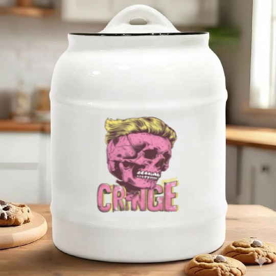 Cringe Ceramic Cookie Jars