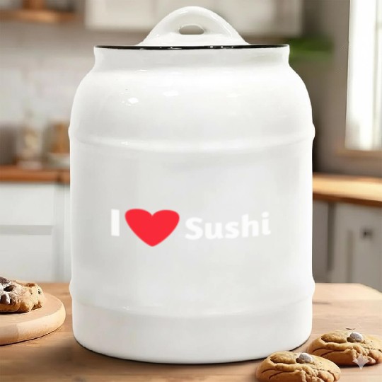 I love sushi Ceramic Cookie Jars