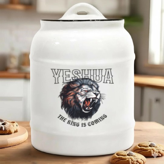 Yeshua Lion King Ceramic Cookie Jars