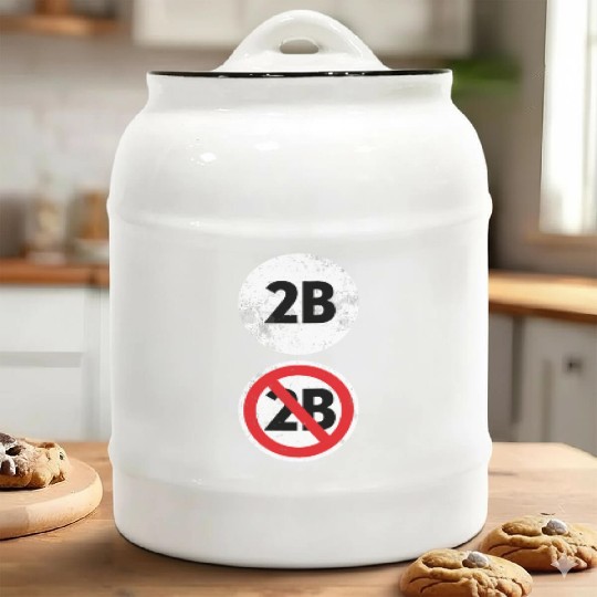 2B Or Not 2B - Funny English Teacher Ceramic Cookie Jars
