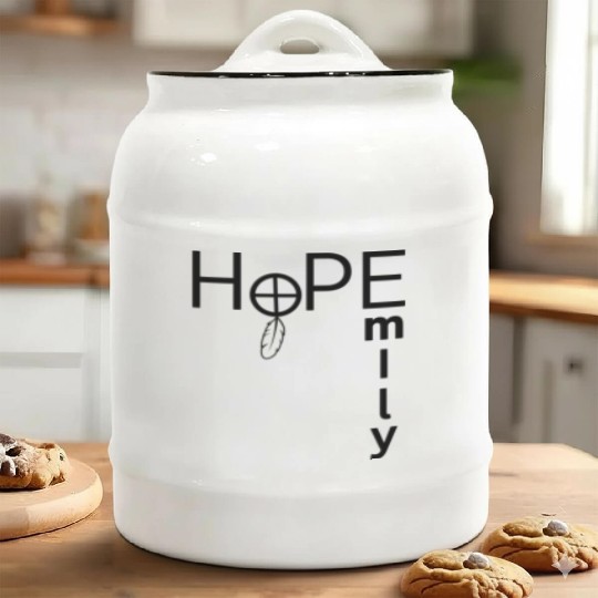 HoPE for Emily Holoprosencephaly Awareness Ceramic Cookie Jars