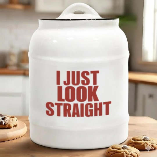 I Just Look Straight LGBT Gay Lesbian Pride Month Ceramic Cookie Jars