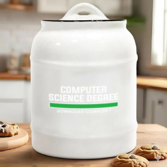 computer science degree Ceramic Cookie Jars