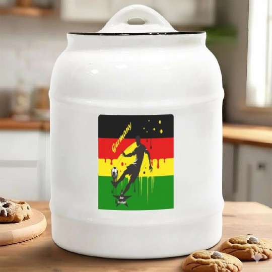 Germany: A Passion for Football Ceramic Cookie Jars