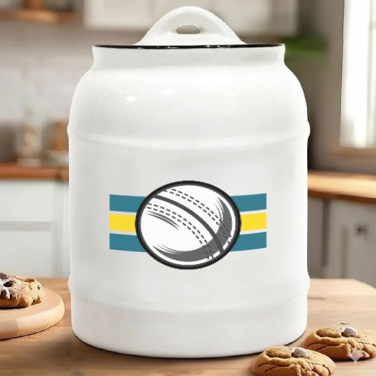 Cricket Ball (Australia) Ceramic Cookie Jars