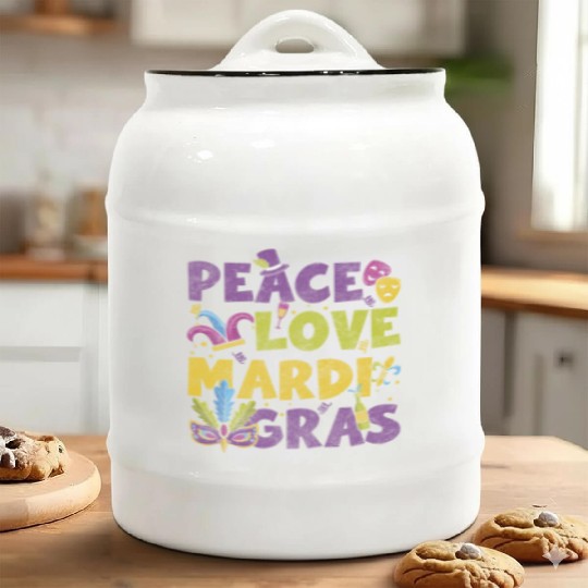 Parade Celebration New Orleans Fun Ceramic Cookie Jars