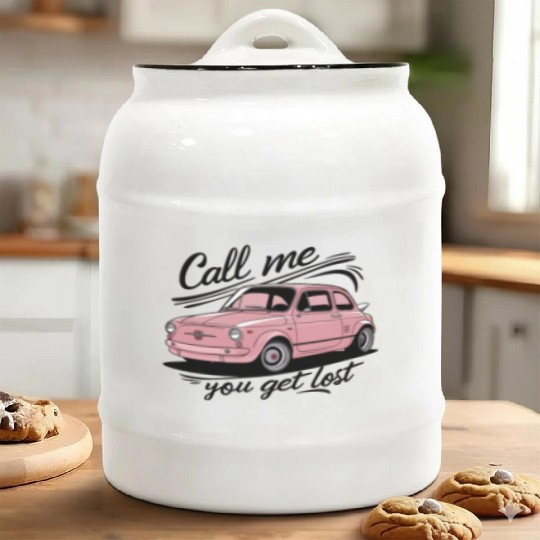 Call Me If You Get Lost Ceramic Cookie Jars