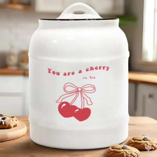 you're a cherry Ceramic Cookie Jars