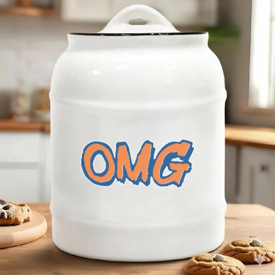 OMG - Oh My God Ceramic Cookie Jars