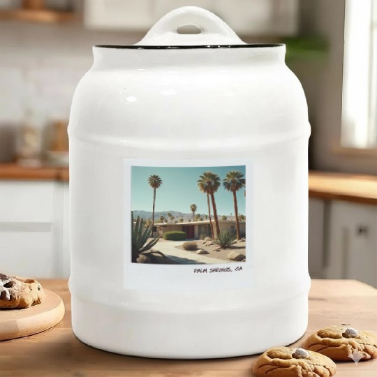 Mono Enterprises "Travels" Palm Springs #1 Ceramic Cookie Jars